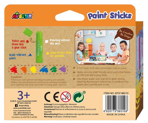 Paint Sticks 6  Regular Colours
