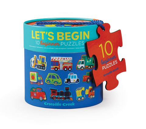 Let's Begin Puzzles 10 x 2pcs - Vehicles