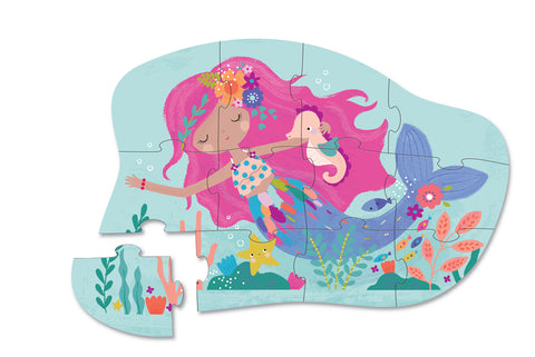 Silhouette Puzzle 12 pce - Mermaid Dreams