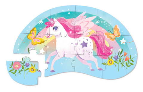 Silhouette Puzzle 12 pce - Sweet Unicorn