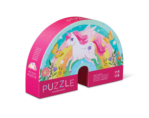 Silhouette Puzzle 12 pce - Sweet Unicorn