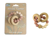 Wooden Silicone Teether