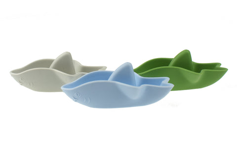 Bath Shark 3 Pack Silicone Boats