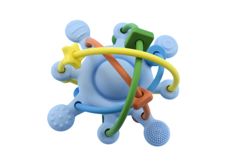 Sensory Space Rattle Teether Asst