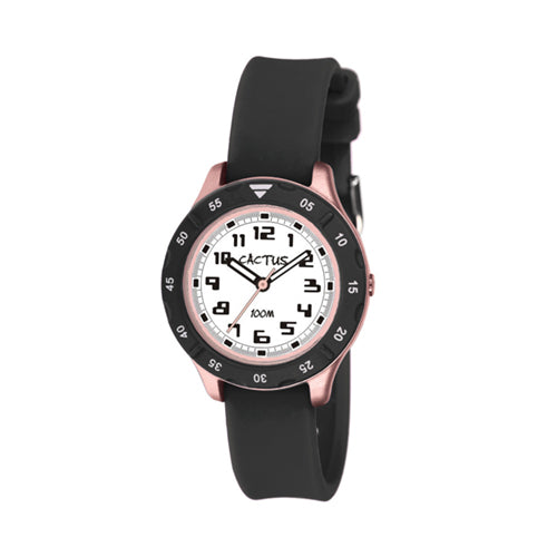 Watch - Black with Outer Gold Face