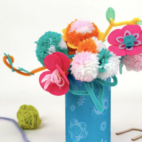 Pom Pom Flower Bouquet