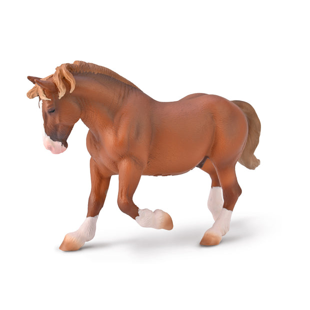 Breton Draft Horse - Chestnut Stallion
