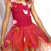 Crystal Fairy Dress - Hot Pink