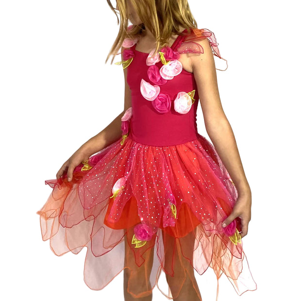 Crystal Fairy Dress - Hot Pink