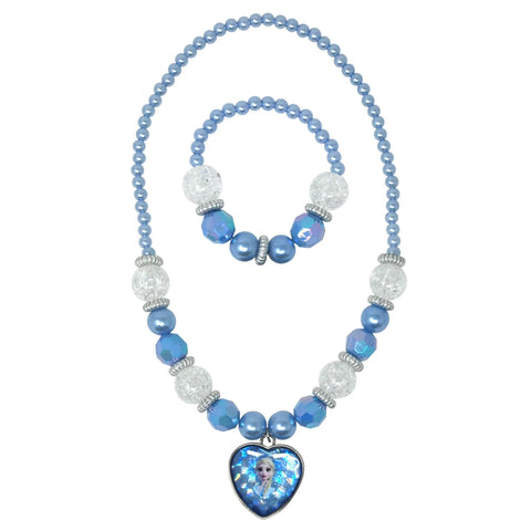 Frozen Elsa Destiny Awaits Necklace and Bracelet Set