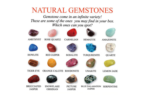 Natural Gemstones 25 pieces