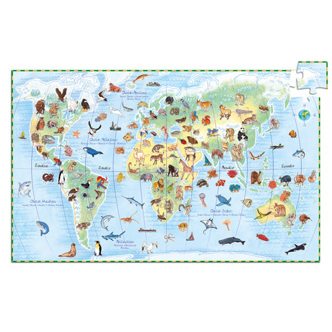 100pce World Animals Observation Puzzle & Booklet