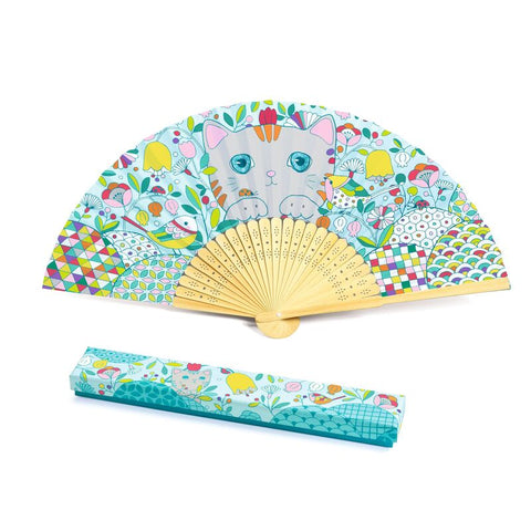 DIY Koneko Fan & Case to Colour In