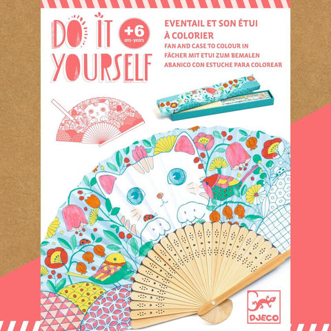 DIY Koneko Fan & Case to Colour In