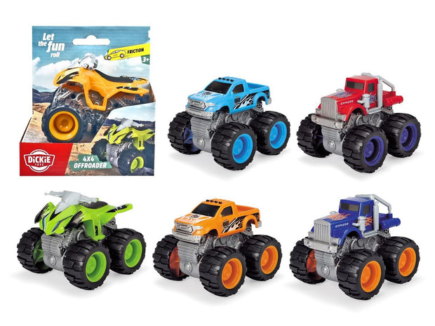 4 X 4 Offroader Monster Truck Friction Powered