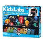 KidzLabs 3D Solar System Light-Up Poster