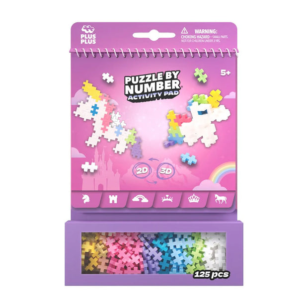 Plus Plus - Puzzle by Number Activity Pad 125Pcs