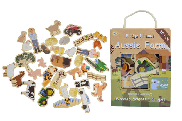 Fridge Friends Wooden Magnets