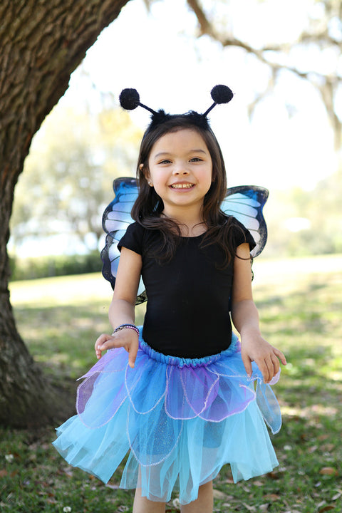 Midnight Butterfly Tutu with Wings