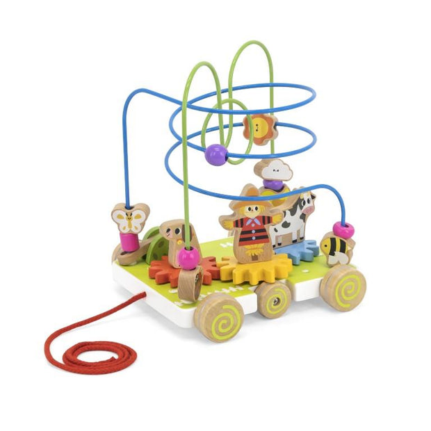 Pull Along with Bead Maze and Turning Gears