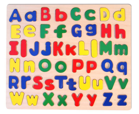 Raised Puzzle - Upper & Lower Case Alphabet