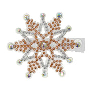 Rhinestone Snowflake Hairclip