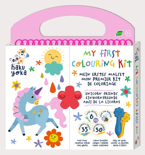 My First Crayon Colouring Kit - Unicorn Friends