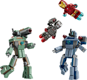 Marvel Iron Man and War Machine vs Hammer Drones