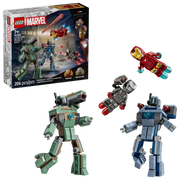 Marvel Iron Man and War Machine vs Hammer Drones