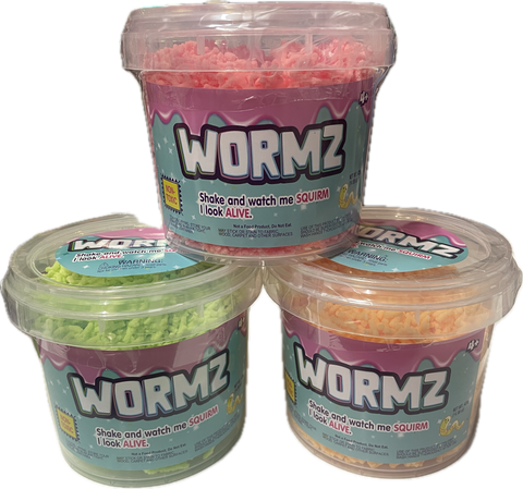 Wormz in Bucket 425g Asst colours