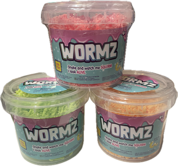Wormz in Bucket 425g Asst colours
