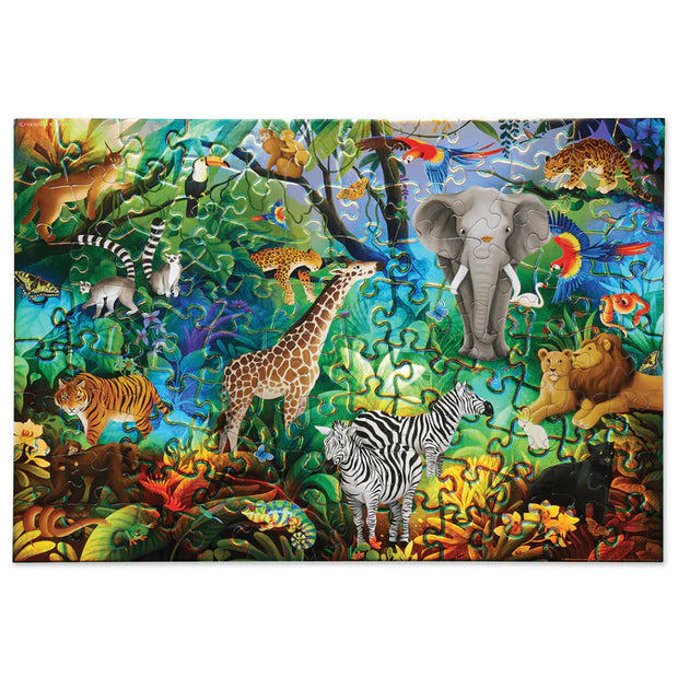 100 pce Holographic Jungle Paradise Puzzle