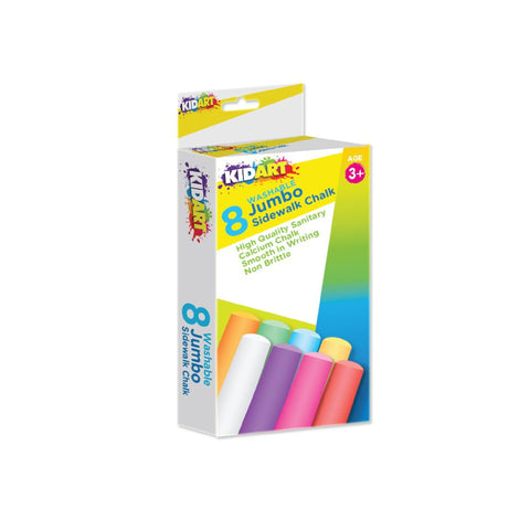 Jumbo Sidewalk Chalk 8 colours