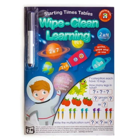 Wipe Clean Learning Books - Asst