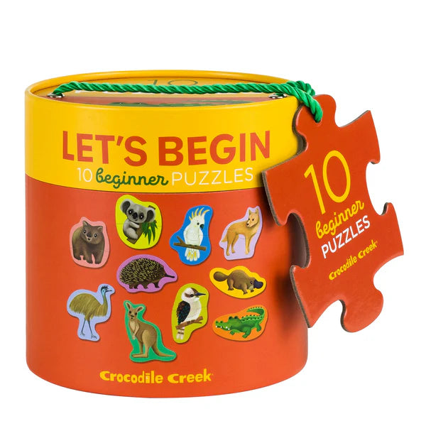 Let's Begin - 2pce 10 Beginner Aussie Animals Puzzles