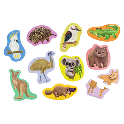 Let's Begin - 2pce 10 Beginner Aussie Animals Puzzles