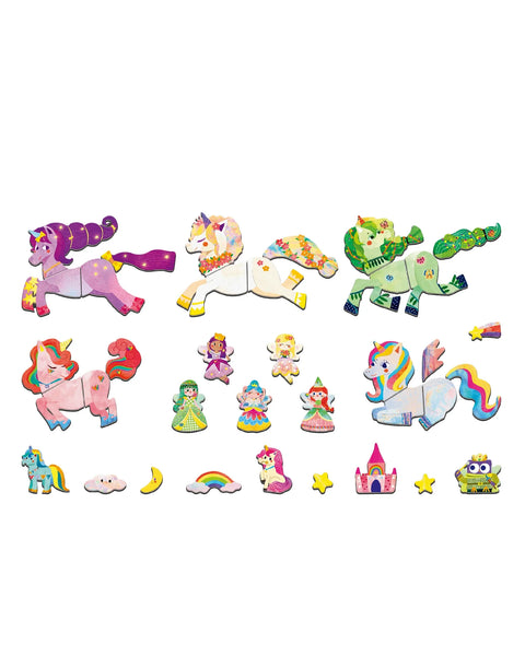 Magnetic Puzzle Tin - Unicorns