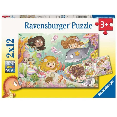 2x12Pce Fairies and Mermaids Puzzles