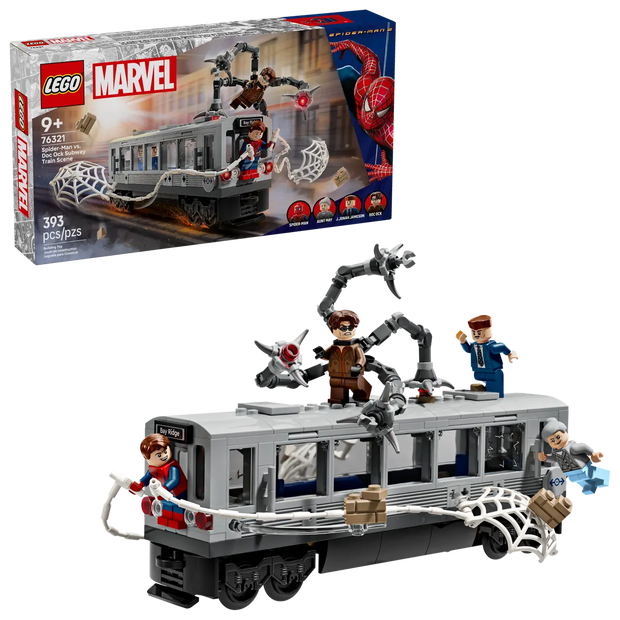 Marvel Spider Man vs Doc Oak Subway Train Scene
