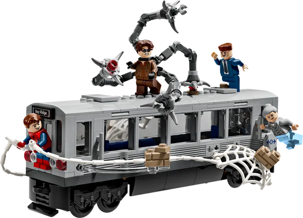 Marvel Spider Man vs Doc Oak Subway Train Scene