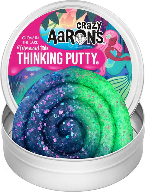 Thinking Putty - Mermaid Tail Glow 90g Tin