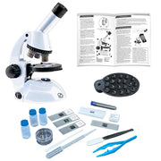 Microscope with Smartphone Adapter and Accessories