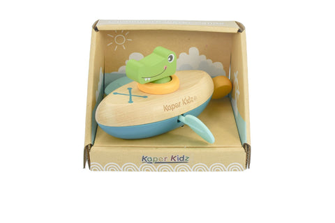 Animal Canoe Pull String Bath Toy - Asst