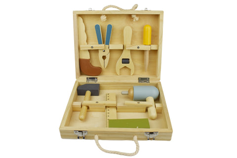 Wooden Tool Box 7pce