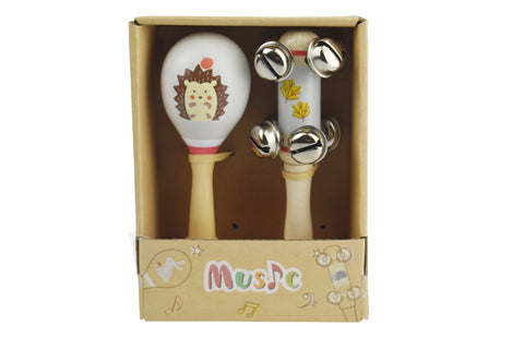 Wooden 3pce Musical Set