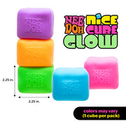 Nee Doh Nice Cube Glow in the Dark