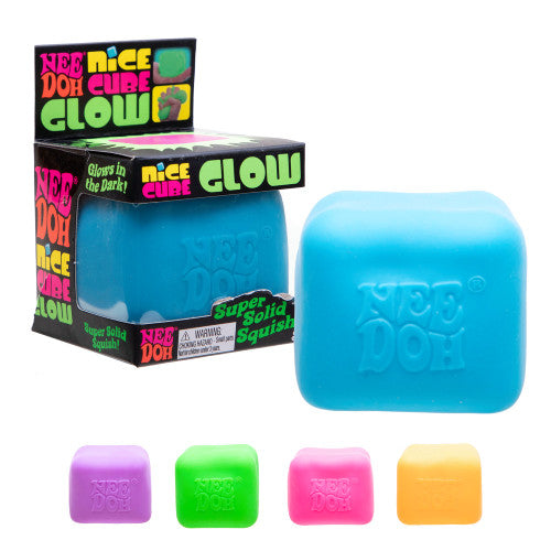 Nee Doh Nice Cube Glow in the Dark