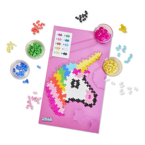 Plus Plus - Puzzle by Number - Unicorn 250pce