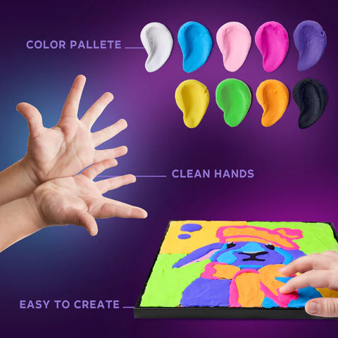 Paint by numbers with Clay- Bunny