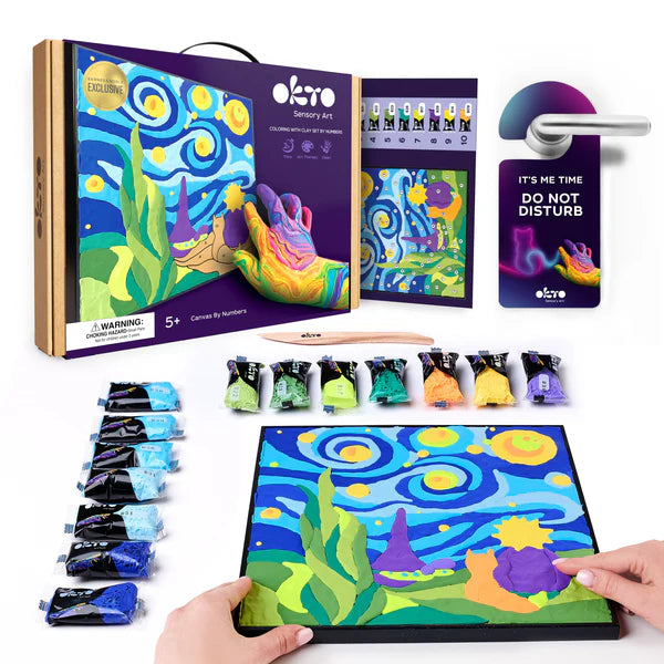 Paint by numbers with Clay- Little Prince Night